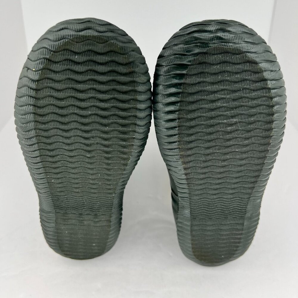 Lands' End "Youth 511721 Green Camouflage Slip On Rubber Size 4 M Rain Boots - Picture 8 of 10